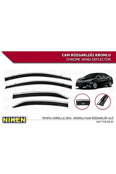 Niken Kromlu Cam Rüzgarlığı Corolla 2014-2019