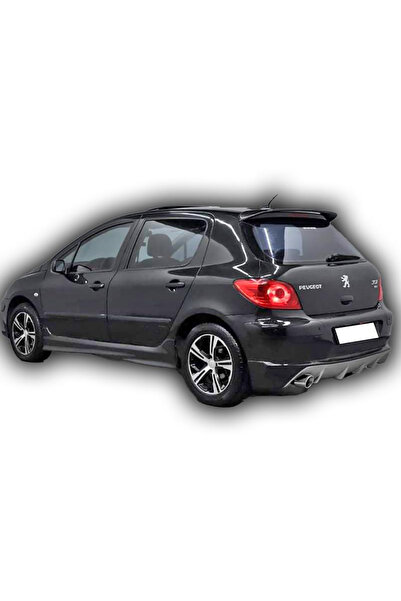 HasAkman Peugeot 307 Uyumlu Yan Marşpiyel Seti Plastik Mat Siyah 2001-2009