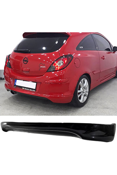 HasAkman Opel Corsa D Uyumlu  Arka Ek Mat Siyah Plastik 2006-2014
