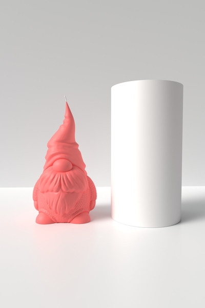 Cageartstudio Yer Cüceleri Mum silikon kalıp - Cüce 1 Mum Kalıbı Mum Yapım Ma...