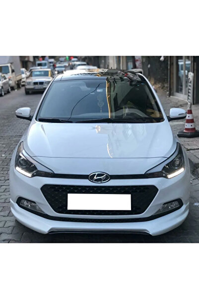 HasAkman Hyundai İ20 Uyumlu Custom Ön Ek Karlık Mat Siyah Plastik 2014 2015 2016 2017 2018