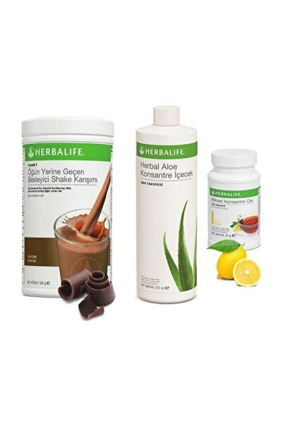 Herbalife Çikolatalı Shake +limon Aromalı Çay + Aloe Vera