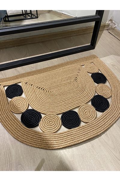 MaVaux London Jute, Patterned Doorstep, Doormat, Bathroom Mat, Balcony Mat / Gift, Houseware.