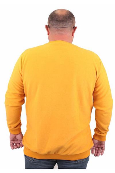 Starbattal Κλασικός ιδρώτας μεγάλου μεγέθους Thessaloniki V-Neck 23201 MUSTARD