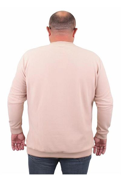 Starbattal Selanik V-Neck Classic Sweat - Μεγάλο Μέγεθος 23201 ΜΠΕΖ