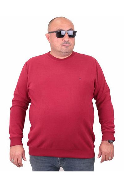 Starbattal Μεγάλο Μέγεθος Thessaloniki Classic Sweatshirt 23200 ΜΠΟΡΔΟ