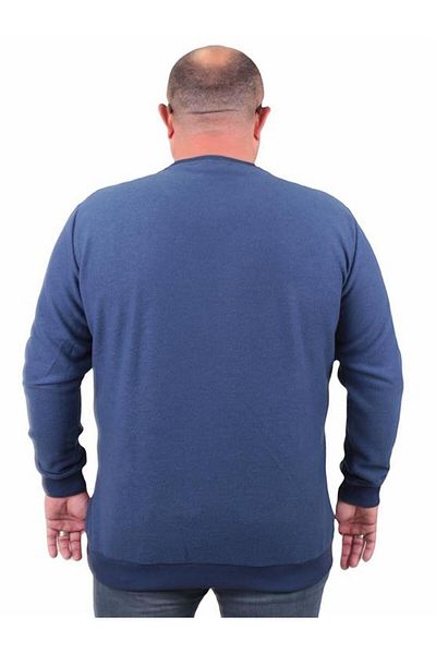 Starbattal Κλασικός ιδρώτας μεγάλου μεγέθους Thessaloniki V-Neck 23201 Marin