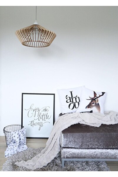 Ferisa Home Ahşap Rustik Banyo Mutfak Vintage Salon Avizesi