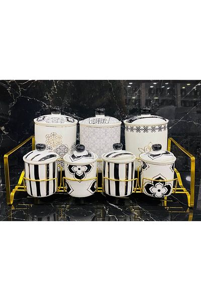 Tekbir 7-Piece Luxury Porcelain Spice Ball