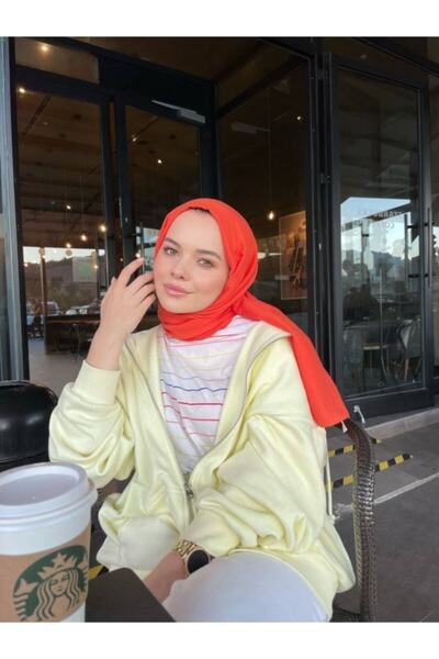 Cherry Scarf βαμβακερό σάλι τζαζ