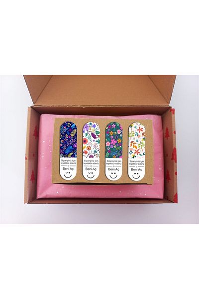 anka design Packaging Sticker 7x2 40 Pieces (Open Me)