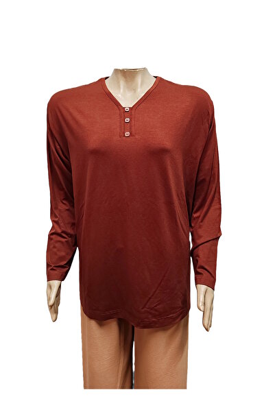 Rüya Anne Penye Bluz Uzun Kollu V Yaka