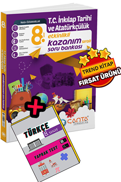 Çanta Yayınları 8.Sınıf – T.C. İnkılap Tarihi Etkinlikli Kazanım Sıralı Soru ...