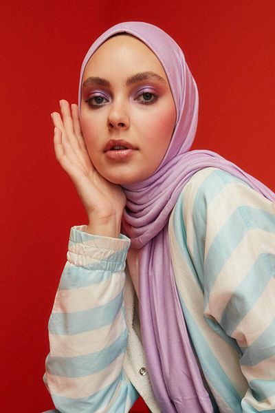 Aslı Gold Combed Cotton Shawl