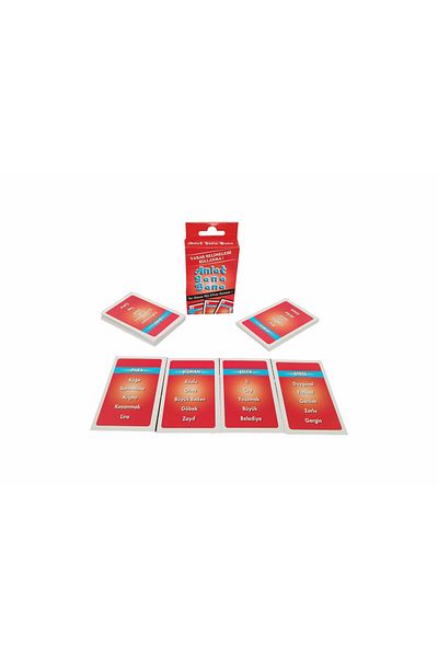 ALAY Ticaret Tell Me Word Game Red Series - Tell Me - Tell Me Please