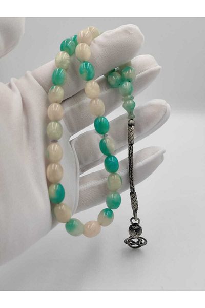 ALTUNTAŞ MASTER EMBROIDERY ORANGE COLORIST PEARL MIXED AMBER 1000 AYAR BOILERY TASSEL Rosary