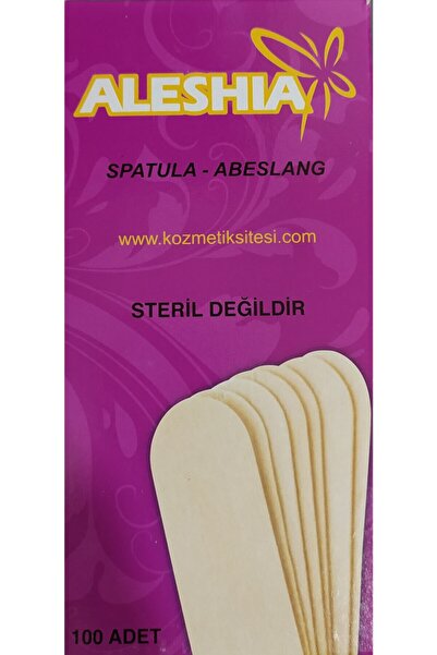 ALESHIA Ağda Spatulası 100 Adet
