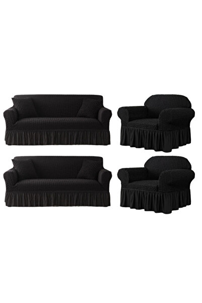 FurkanTicaret Husă de canapea elastică Bürümcük Husă de canapea din lycra Dou...