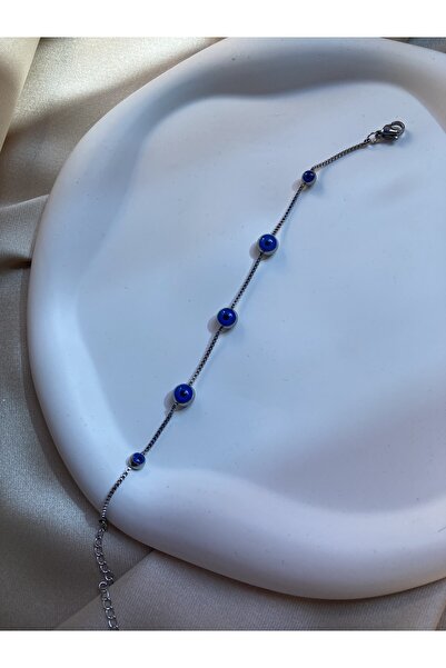 Choix Du Jour سوار من الفولاذ بخرزة عين الشر