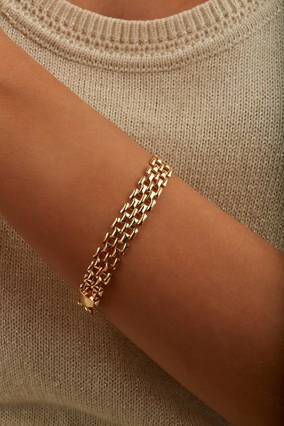 Joy of Jade Simone Chain Bracelet, Gold