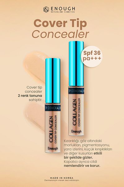 Enough Under-Eye Concealer Containing Collagen ENOUGH Collagen Cover Type Concealer SPF 36 / PA +++