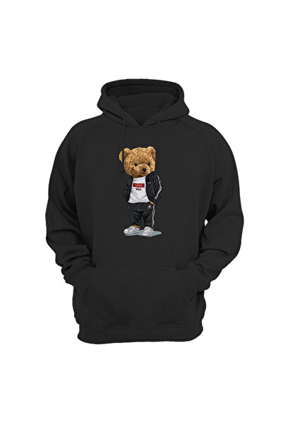 WİDİ Cool Bear Motor Štampano Swea T-shirt