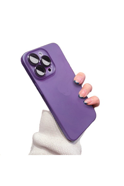 UnDePlus Apple Iphone 14 Pro Max Kılıf Kamera Lens Korumalı Ultra Ince Sert Kapak