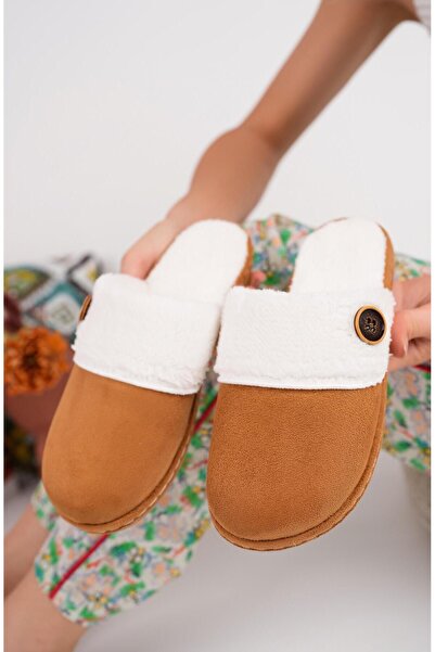 Moda Frato Modafrato CARMEN Kadın Ev Terliği Kışlık Topuklu Terlik