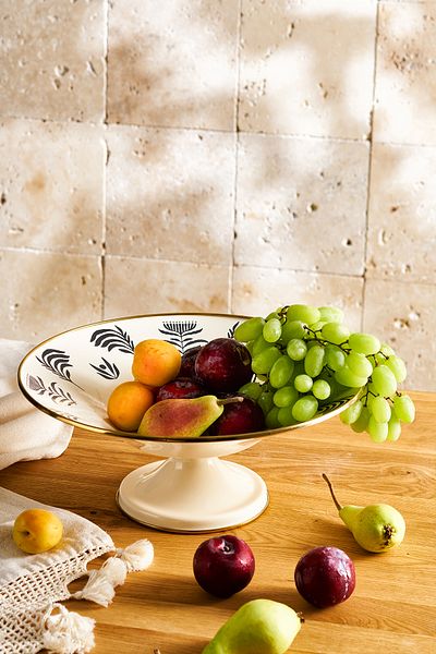 Emsan Artisan Enameled Fruit Bowl