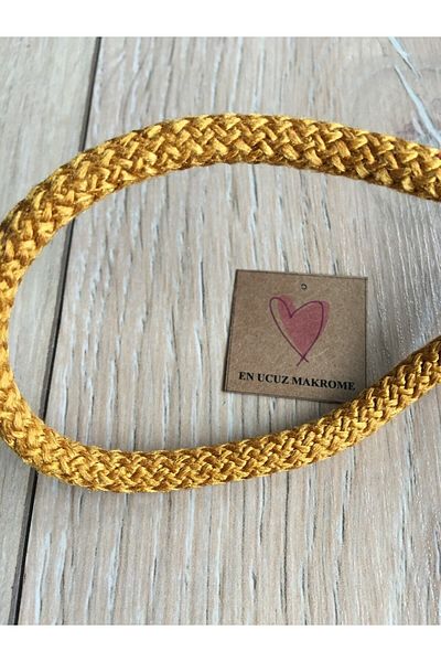 EN UCUZ MAKROME Macrame Rope (10 Meters) Polyester Woven Kayan Tress Rope