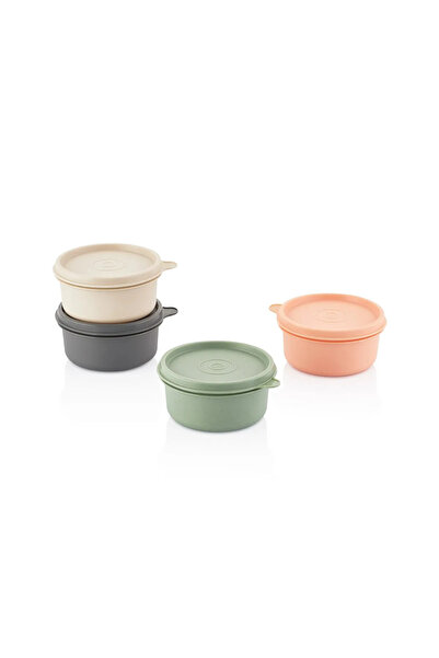 Bayev 12-Piece Cute Breakfast Set with Leak-Proof Silicone Lid Food Picnic Storage Container for Breakfast