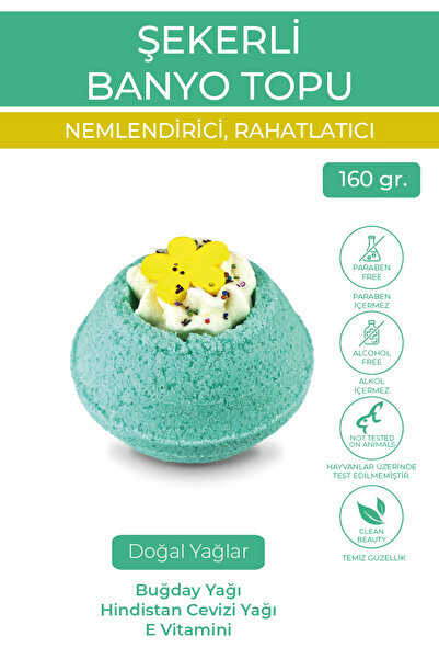 Juvenis Sugar Plum Köpüren Banyo Topu Nem Bombası Banyo Bombası 160 gr. - Spr...