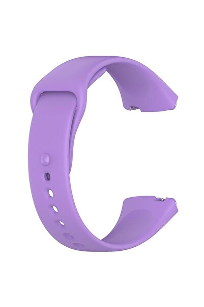 Microsonic Xiaomi Redmi Watch 3 Lite Kordon, Silicone Sport Band Lila