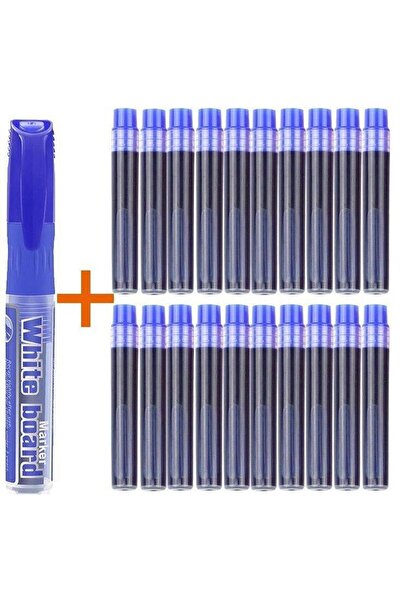 Modellino Her Marka Kalem ve Kartuş İle Uyumlu BYB Beyaz Tahta Kalemi ve Kart...