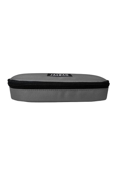 Jacbag Οβάλ μεσαίο γκρι τσάντα μολυβιού για αγόρι
