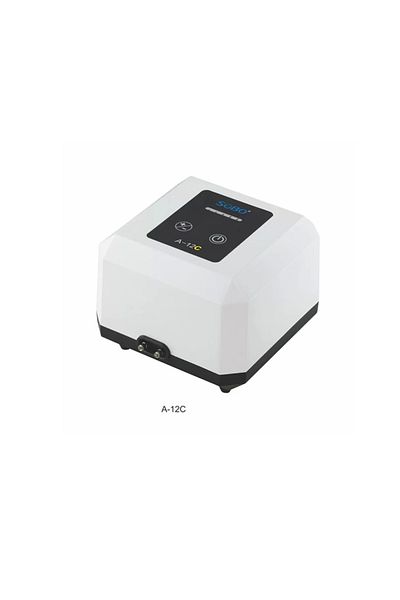 Sobo 6W Quiet and Adjustable Double Outlet Aquarium Air Motor - A-12C