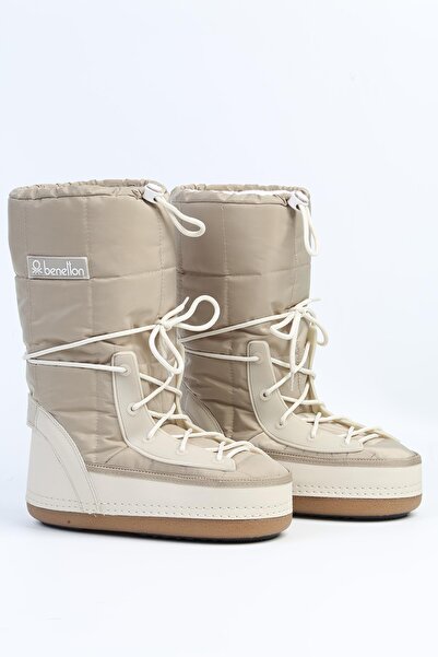 Benetton ® | BN-50086 - 3831 Μπεζ - Γυναικείες Μπότες