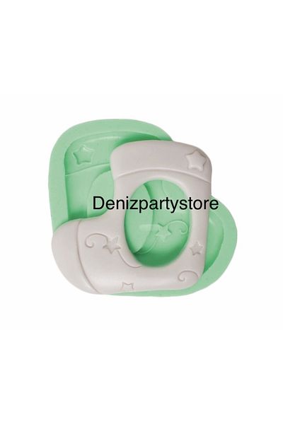 Deniz Party Store Φόρμα σιλικόνης με πλαίσιο για πρωτοχρονιάτικες κάλτσες
