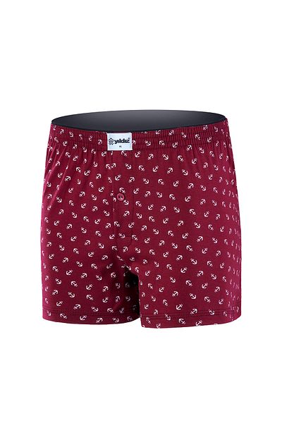 YILDIZ 3-Piece Anchor Pattern Combed Cotton Towel Waist Boxer 100% Cotton