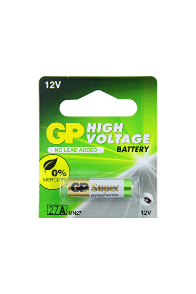 GP Batteries Gp 27a Alkalin Pil Kumanda Oyuncak Tansiyon Aleti Pili (1 Adet)