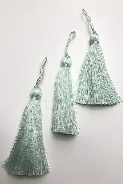 Hobigram Decorative Ribbon Water Green Single Tassel 10 cm 1 Piece – Decorative Ribbon, Stylish Design, Women's Accessory