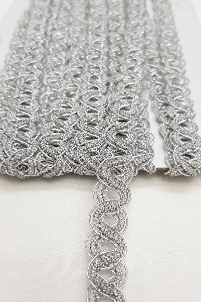 Hobigram El Işi Ürünleri Açık Gri Simli Su Taşı 1,50 Cm – Dekoratif Şerit