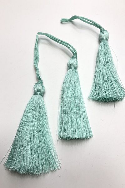 Hobigram Διακοσμητική Κορδέλα Water Green Single Tassel 10 Τεμάχια 7 εκ. – Διακοσμητική Κορδέλα, Κομψό Σχέδιο, Γυναικείο Αξεσουάρ