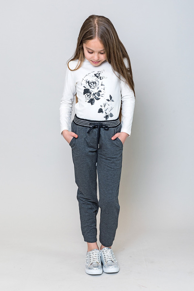 incity Girl's Glitter Stripe Detailed Sweatpants