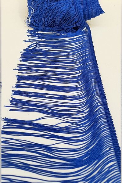 Hobigram Decorative Ribbon Saks Blue 15 cm Fringe Ribbon Tassel – Decorative Ribbon, Stylish Design, Women's Accessory