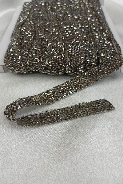 Hobigram Διακοσμητική λωρίδα Anthracite Grey Iron Adhesive Strip – Διακοσμητική λωρίδα, κομψό σχέδιο, γυναικείο αξεσουάρ
