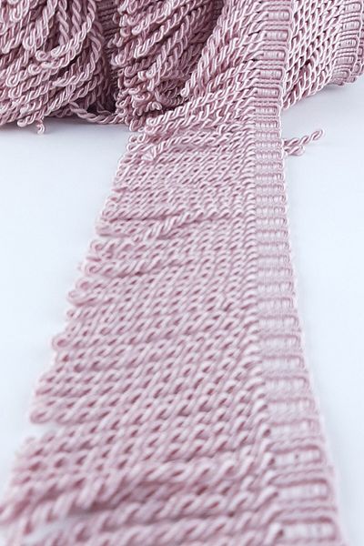Hobigram Decorative Ribbon Powder Twisted Bouillon Fringe Tassel 7 cm – Decorative Ribbon, Stylish Design – Decorative Ş