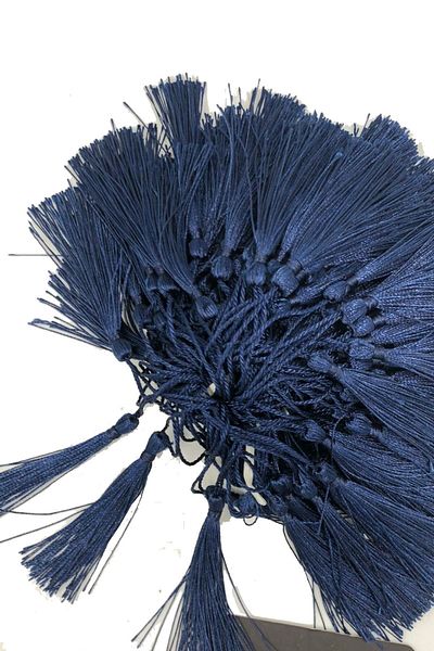 Hobigram Διακοσμητική Κορδέλα Navy Blue Imported Tassel 6 cm 100 Pieces – Διακοσμητική κορδέλα, Κομψό Σχέδιο, Γυναικείο Αξεσουάρ