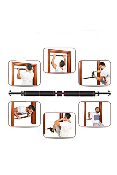 Leyaton Süngerli Barfix Demiri Barfiks Çubuğu Koridor Barfiks Barı 80 - 130 C...