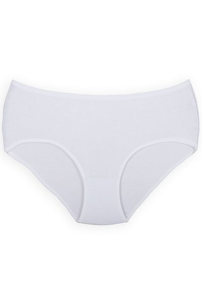 Humaone 5 τμχ Λευκό γυναικείο βαμβακερό εσώρουχο Lycra Wide Cut Bt1-d22